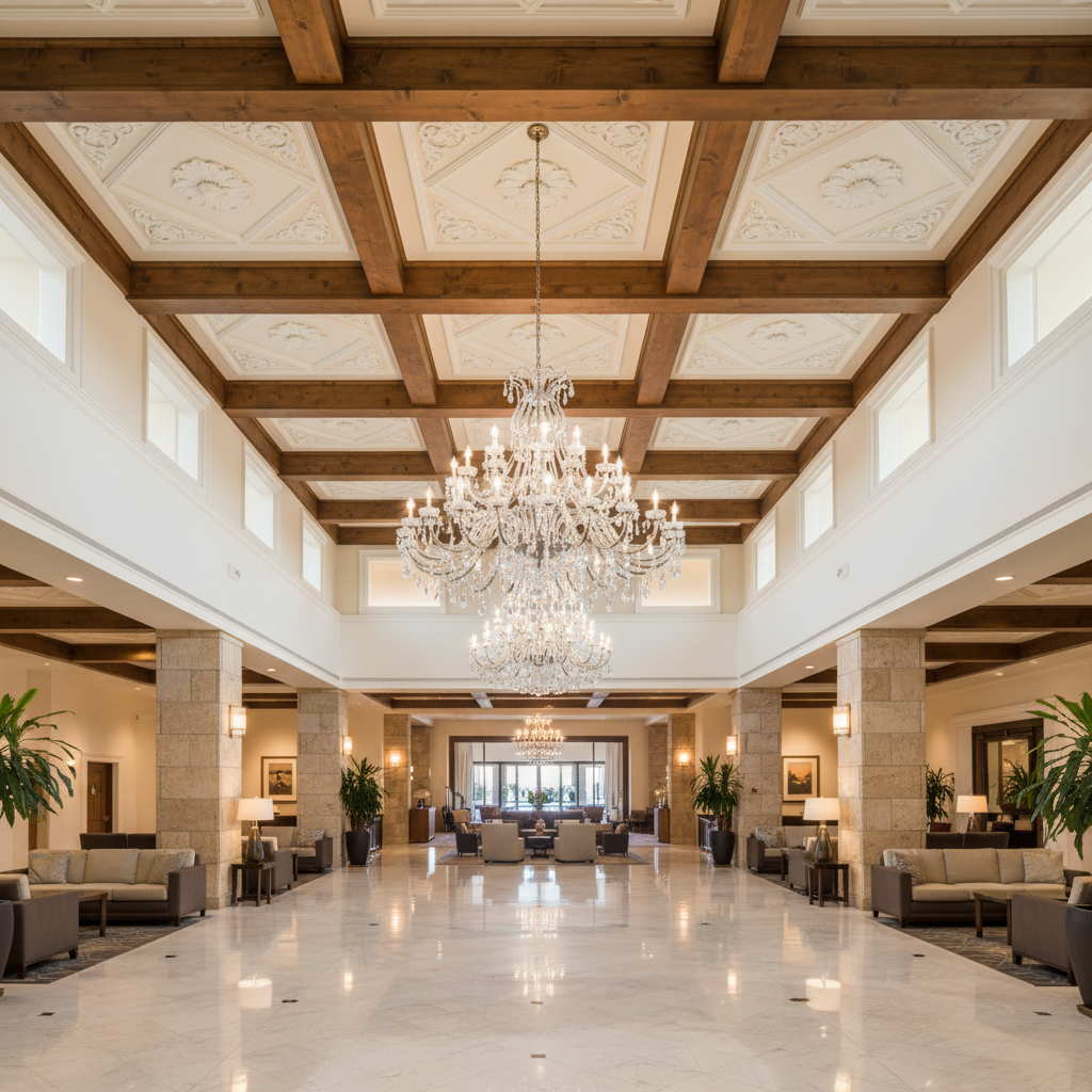 Mesa hotel-lobby-dust after professional cleaning
