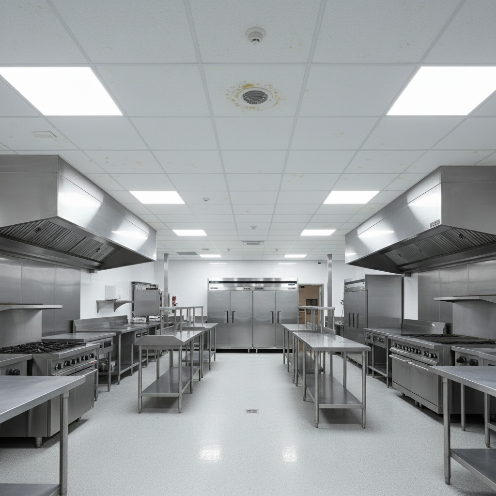 Mesa restaurant-grease before professional cleaning